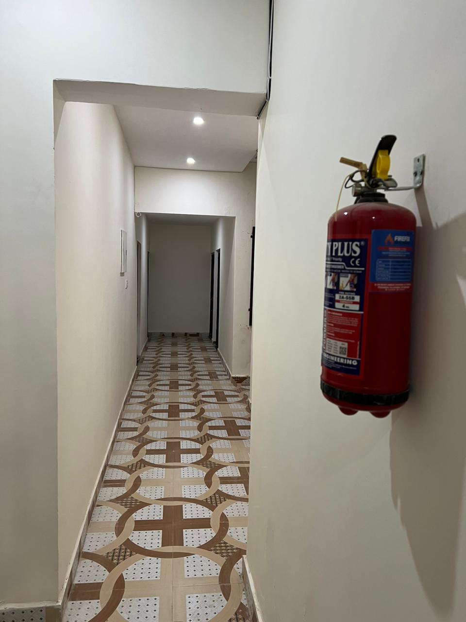 Clean corridor at Prizenta Stay